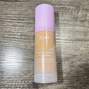 JOAH Crystal Glow Peptide-Infused Foundation – MW020 (Light to Medium)